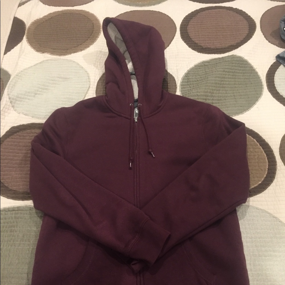 A Old Navy sweater zip up.